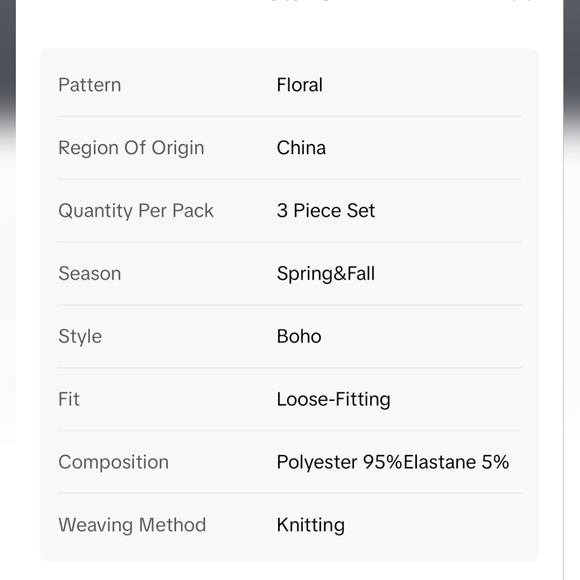 Floral Kimono Pajama and Robe Set in Soft Pink and Olive 4XL - Picture 10 of 11